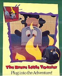 a movie poster for The Brave Little Toaster